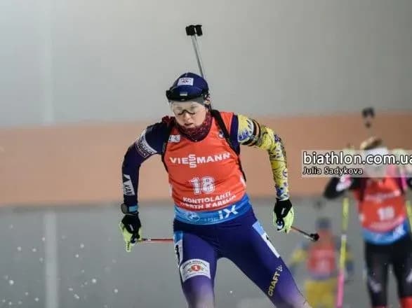 Українська біатлоністка увійшла в топ-15 заключної гонки другого етапу Кубка світу