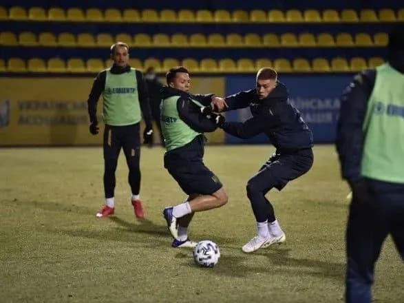 Стали відомі результати ПЛР-тестів: збірна України провела перше тренування в році