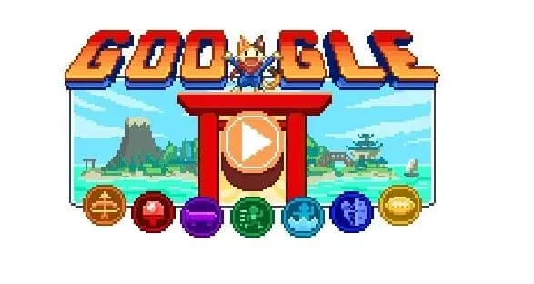 Новий дудл Олімпійських ігор у Токіо від Google - данина поваги 16-бітовим відеоіграм