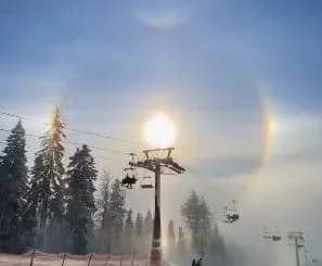 В Буковеле зафиксировали удивительное природное явление
