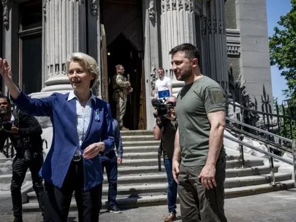 Я радий відзначити її щирість: Зеленський про зустріч з президентом Єврокомісії