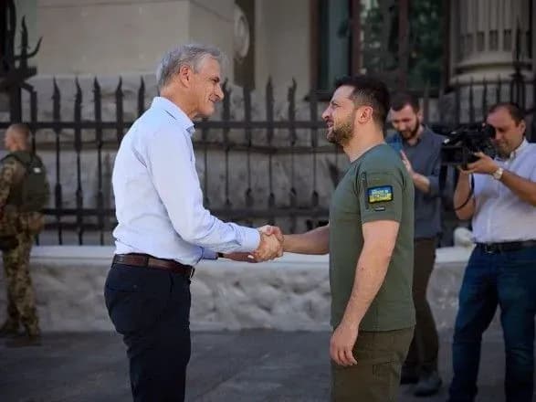 Зеленський зустрівся з прем’єр-міністром Норвегії