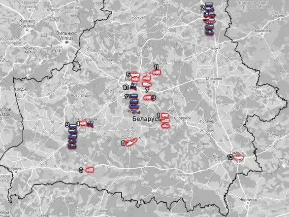 У білорусі продовжують активно пересуватися ешелони російської техніки - моніторингова група