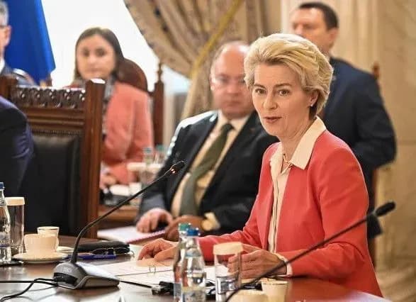 Україна може отримати користь від проекту підводного кабелю через Чорне море - фон дер Ляєн