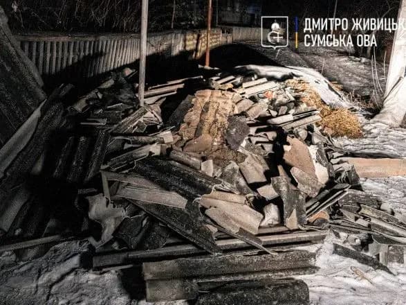 Сумська область: окупанти завдали 63 удари по прикордонню, є поранений