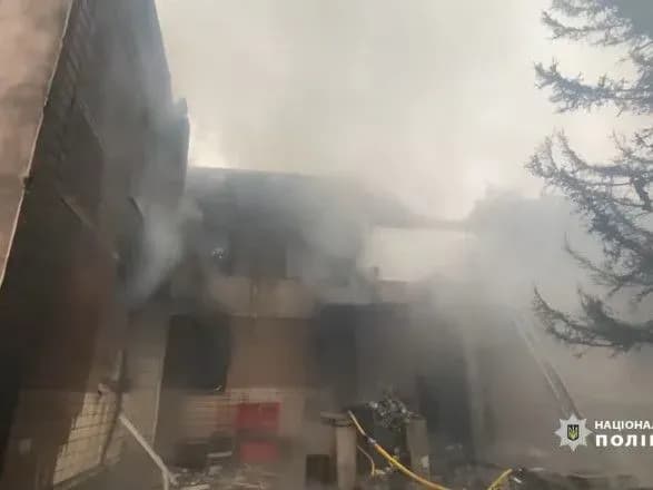 Нацполиция опубликовала видео с места авиакатастрофы в Броварах