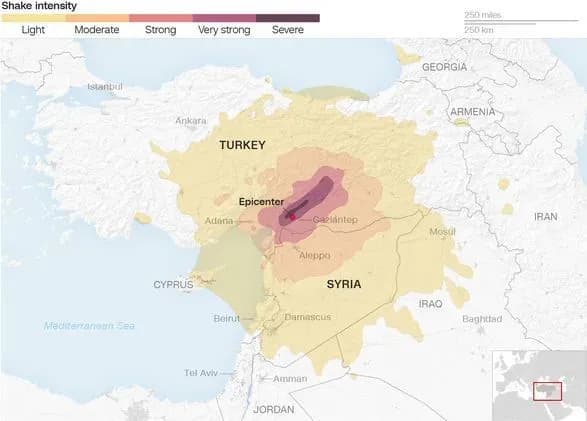 Туреччина повідомила про щонайменше 120 підземних поштовхів