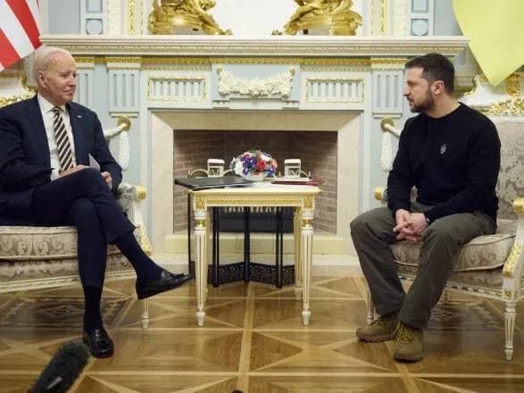 Байден: сегодня я в Киеве, чтобы подтвердить непоколебимую преданность суверенитету и территориальной целостности Украины