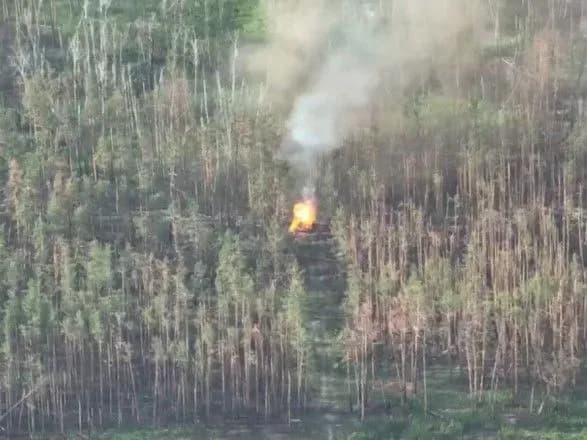 На Лиманському напрямку бійці Нацгвардії знищили три російські новітні танки "Прорив"
