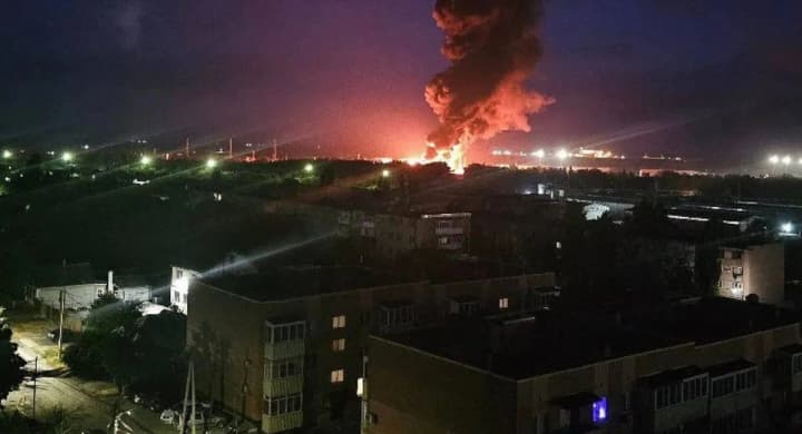 SBU drones hit oil depots in Russia - sources