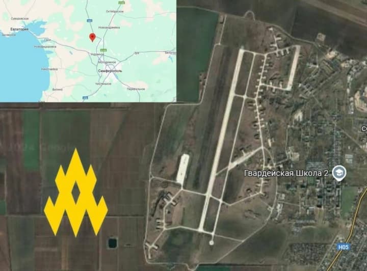 рф значно посилила ППО на військовому аеродромі біля Сімферополя - "АТЕШ"