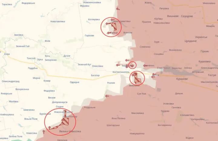 DeepState: Occupants advance in six settlements in eastern Ukraine at once