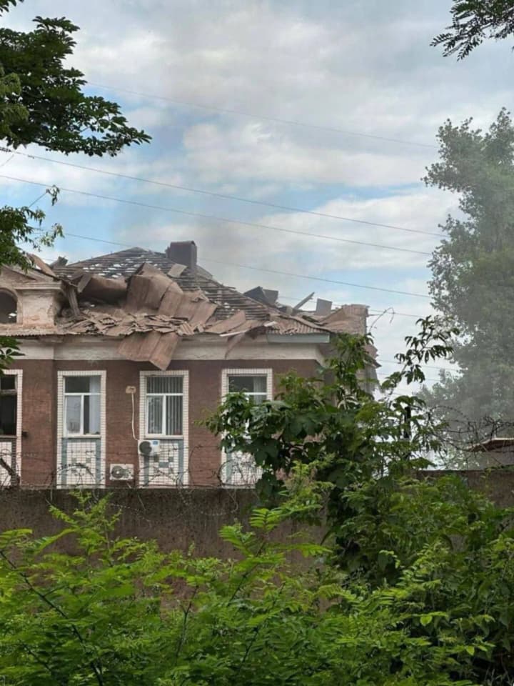 Strike on Kryvyi Rih on June 30: enemy UAV hit near military enlistment office