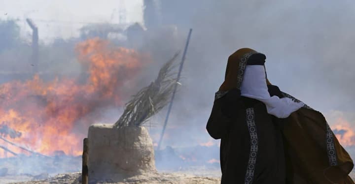 В результаті пожежі у торговому центрі на сході Іраку понад 60 осіб загинуло, 11 зникли безвісти