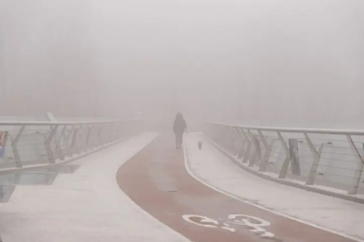 Туман у Києві: вночі та вранці 15 грудня оголошено I рівень небезпеки