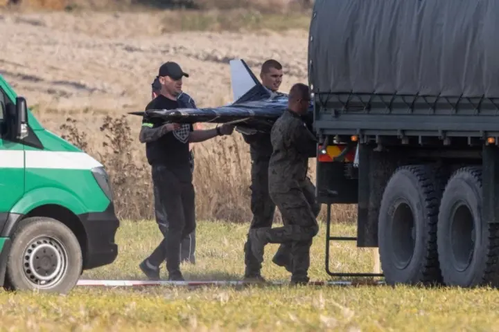 Drone wreckage found in Poland near the border with Ukraine