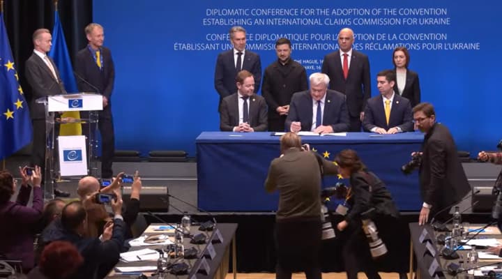 Convention on a commission for compensation to Ukraine for damages caused by Russia approved in Hague: there are first signatories