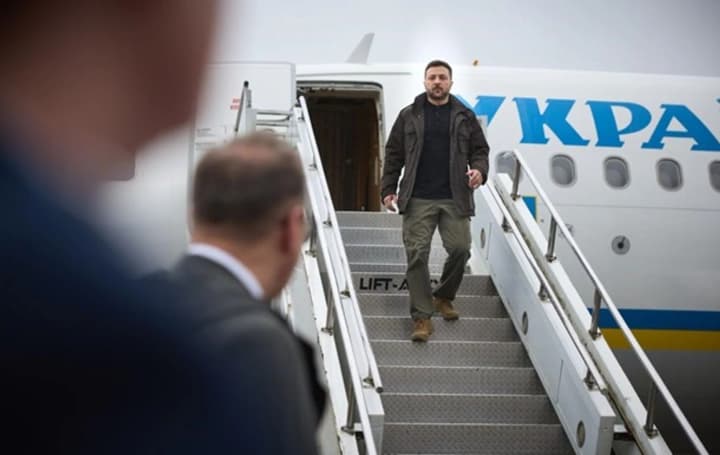 Zelenskyy arrived in Poland