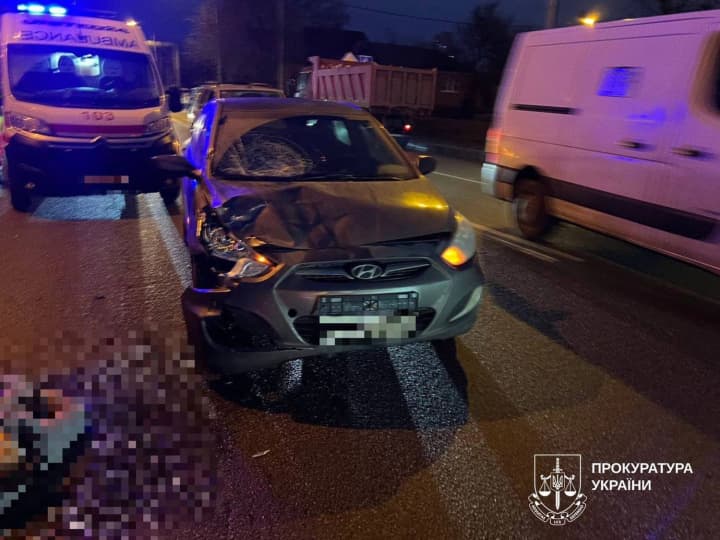 In Kharkiv, a traffic accident involving a judge occurred, two children were injured - prosecutor's office