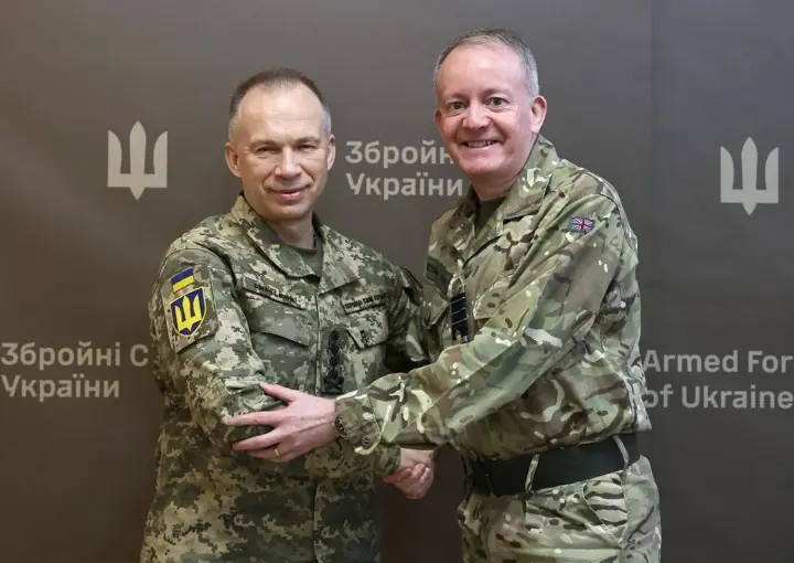 Syrskyi met with the British delegation led by Richard Knighton: discussed the situation at the front and the needs of the Armed Forces of Ukraine