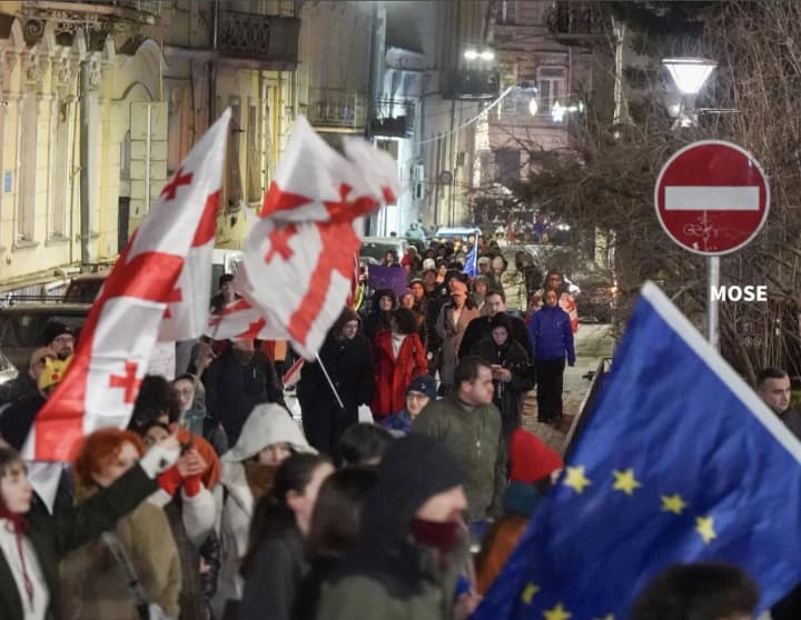 Georgia bans protesters' march in Tbilisi until New Year