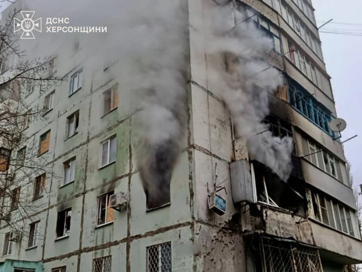 Сім цивільних постраждали від обстрілів на Херсонщині, пошкоджено інфраструктуру