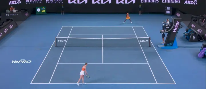 Svitolina crushed Gauff from the USA in 59 minutes and reached the Australian Open semifinals for the first time