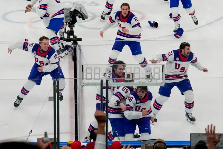 USA wins Olympic hockey gold, defeating Canada in overtime