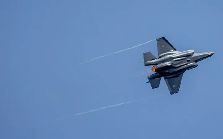 Israel's F-35 shot down a Russian-made Iranian plane over Tehran for the first time, having fired 5,000 shells since the start of the campaign