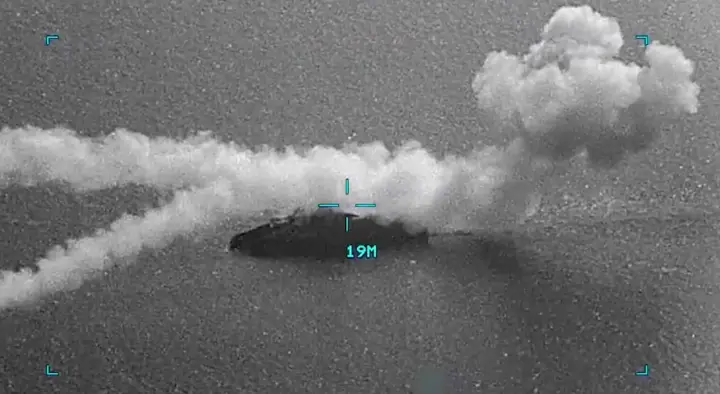 US military says it hit or sank over 20 Iranian vessels