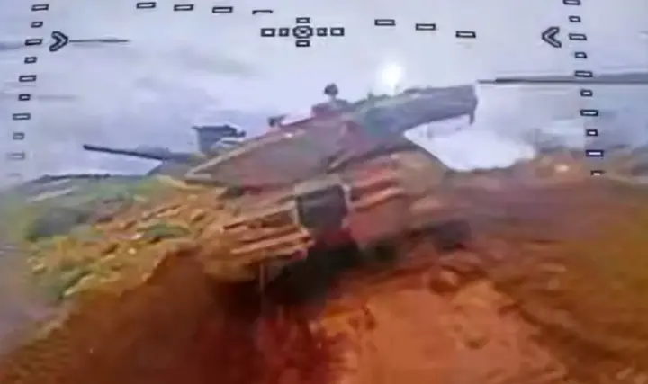 CPD: Hezbollah attacked an Israeli tank with an FPV drone, possibly with Russian support
