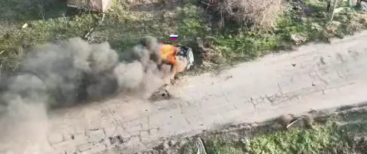 ВМС України знищили російський УАЗ разом із екіпажем на фронті - відео