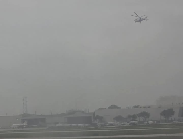 Drone spotted near Trump's plane, airport urgently imposed restrictions