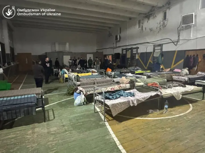 In Uzhhorod TCC, people were illegally detained for weeks in unsanitary conditions. Lubinets reported egregious violations