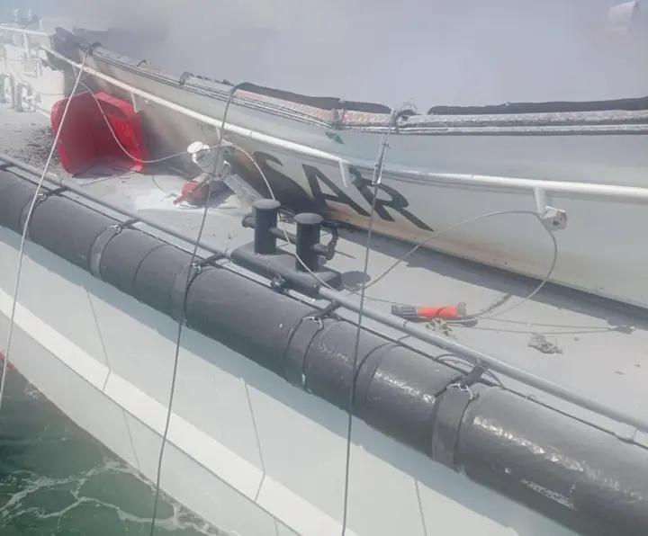RF struck rescue boats in the maritime corridor - there are casualties