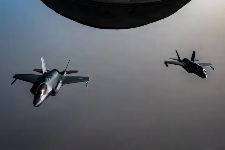 The US shot down two Iranian attack drones that "threatened maritime traffic" in the Strait of Hormuz