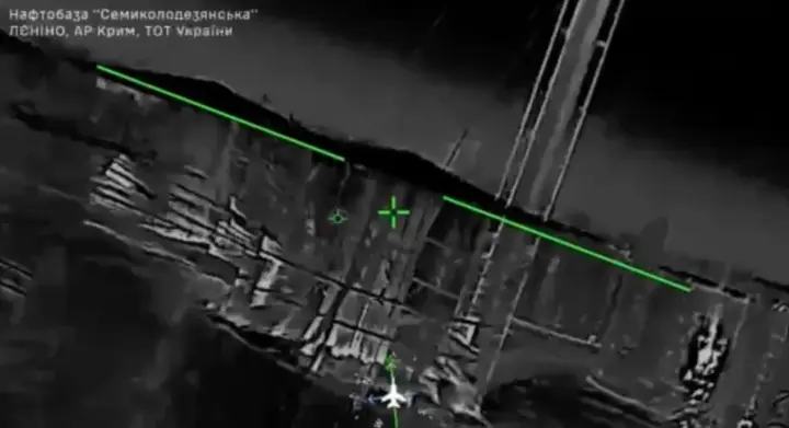 FP-2 drones hit two oil facilities in temporarily occupied Crimea