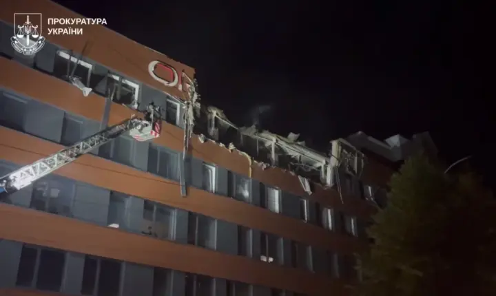 In Kharkiv, 15 people were injured, including two children, following a massive Russian drone attack