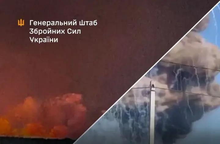The General Staff confirmed a strike on an ammunition depot in the Belgorod region and the destruction of fuel tanks near occupied Mariupol