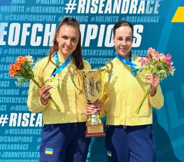 Українські веслувальниці стали чемпіонками Європи у каное-двійці на дистанції 500 метрів