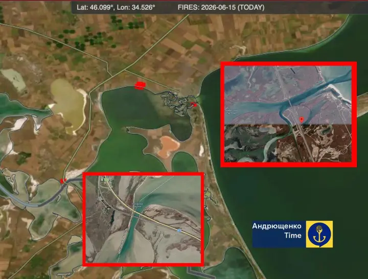New strikes on bridges leading to Crimea recorded in occupied Kherson region