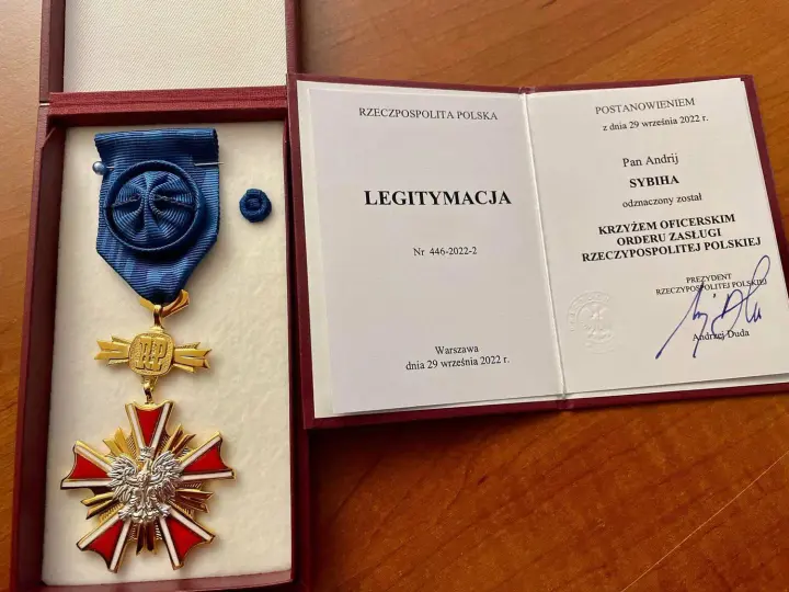 Sybiha called depriving Zelenskyy of the Order of the White Eagle a "strategic mistake" and will return his award to Poland