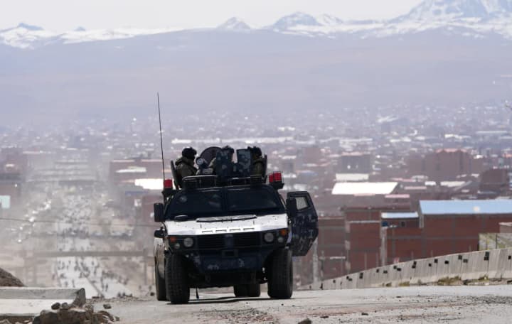 President of Bolivia declares state of emergency due to massive road blockades and fuel shortage