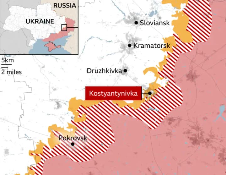 Fighting is already underway inside Kostiantynivka, Russians are increasing their presence in the city – BBC