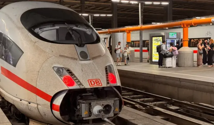 In Germany, train traffic was completely halted for several hours due to an IT failure