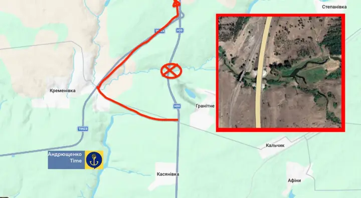 On the Mariupol-Donetsk highway, a bridge used by the occupiers was 'taken out' - Andriushchenko