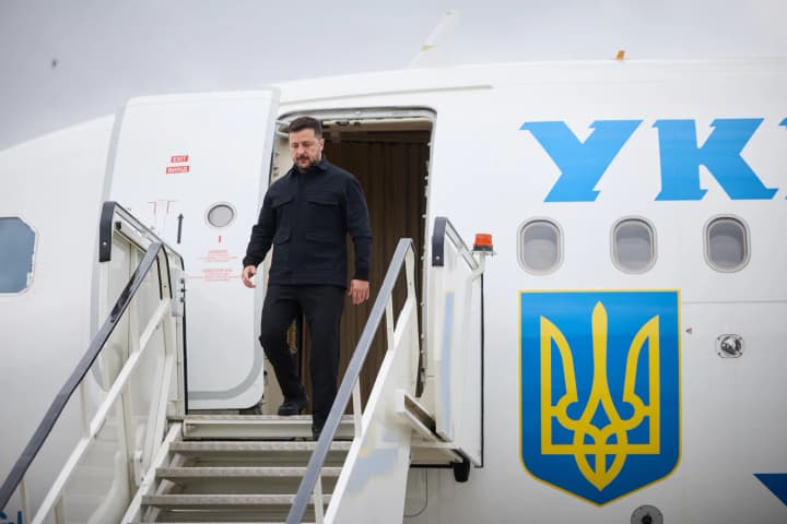Zelenskyy arrived in Ireland