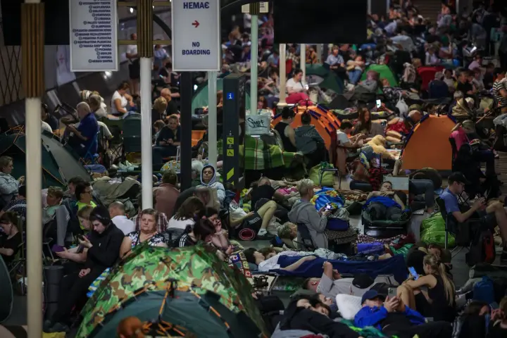 During the night shelling of Kyiv on July 2, over 50,000 people took shelter in the metro