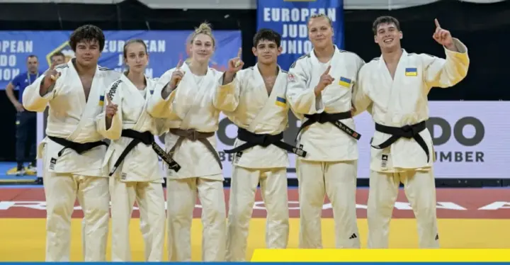 Ukrainian judokas won six medals at the European Cadet Championships