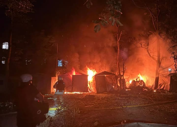 The Russian Federation attacked Odesa with drones, a 23-year-old man was injured, garages were on fire